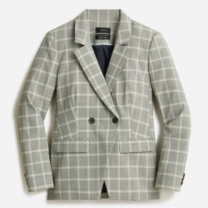J.CREW Devon Blazer in Plaid Italian Stretch Wool